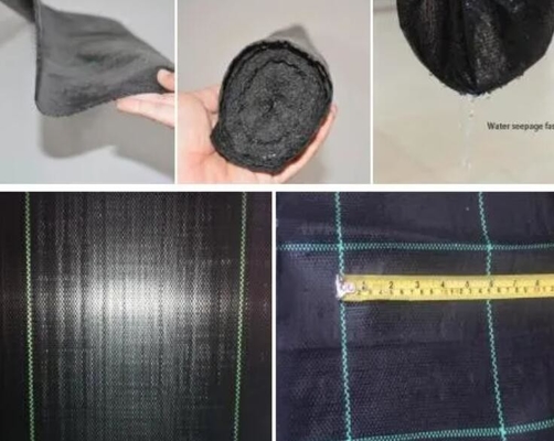 প্রতিযোগিতামূলক দাম Weed Control Fabric - UV স্থিতিশীল কালো ভারী দায়িত্ব ল্যান্ডস্কেপ গ্রাউন্ড কভার ফিল্ম