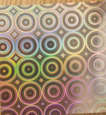 12 মাইক্রো পিইটি / 17 মাইক্রো বোফ হলোগ্রাফিক ধাতবাইজড প্রাইমার লেপ ইউভি প্রিন্টিংয়ের জন্য ব্যবহৃত